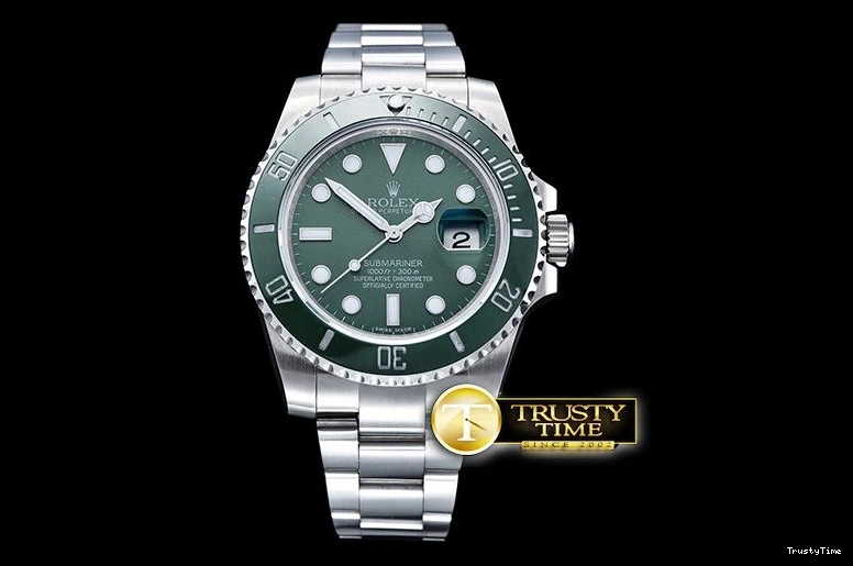 0727 ROLSUB0249A -Submariner 116610LV SS SS Green BPF V2 SP A3135 Mod Attractive 1029